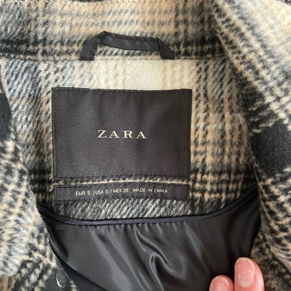Zara Checkered Jacket/ plaid shacket - Picture 9 of 10